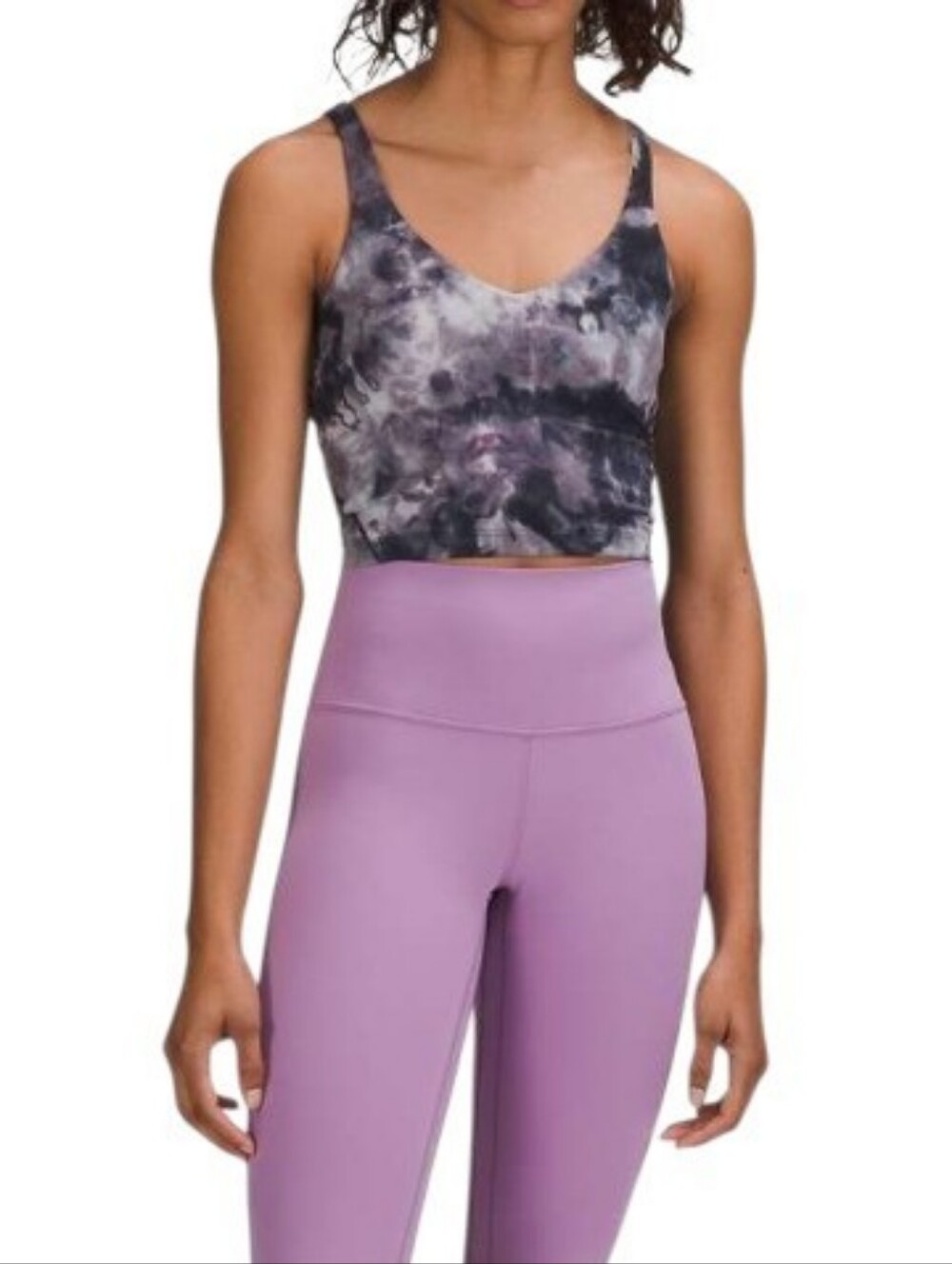Lululemon Align Tank Top - Diamond Dye Chrome Violet Verbana Graphite Grey